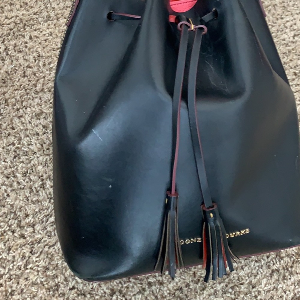 Doney & Burke black bucket bag